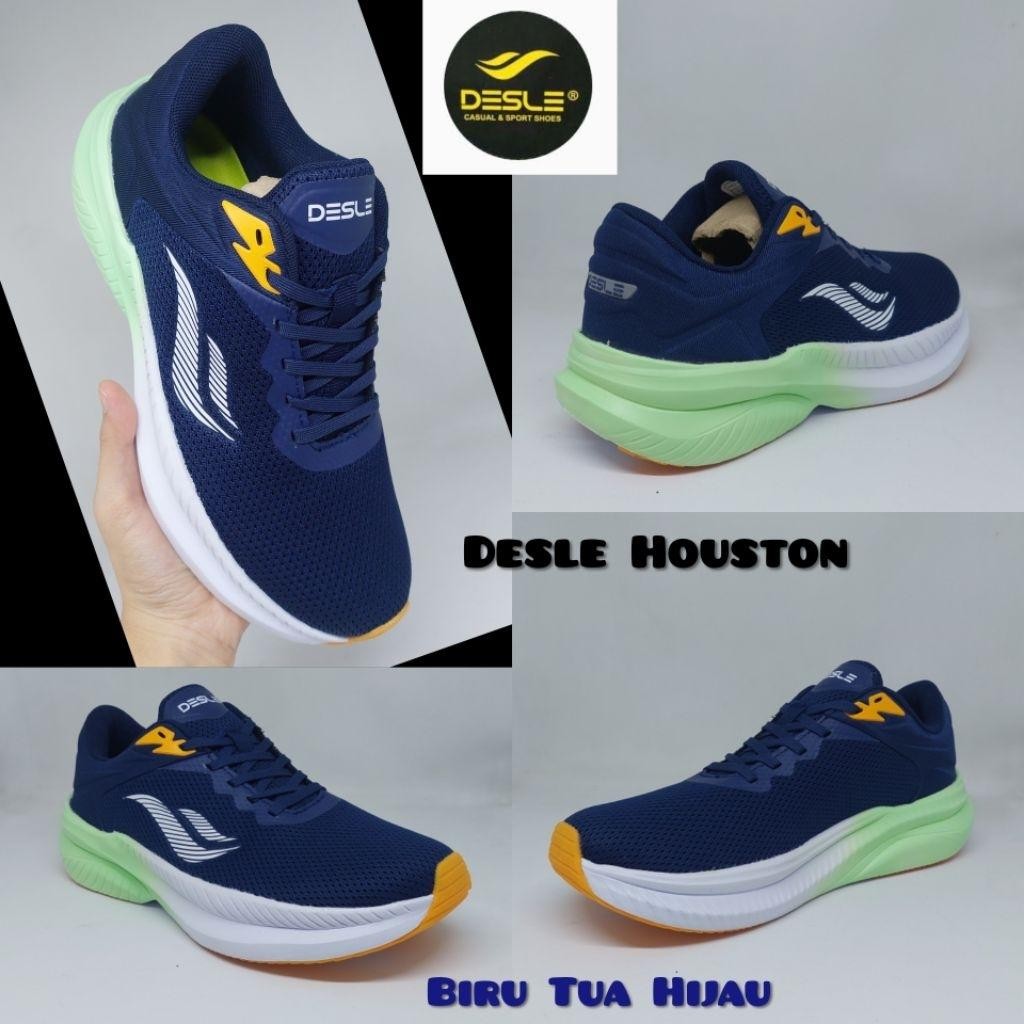 New Sepatu Jogging Running Desle Houston Sekolah (Original)