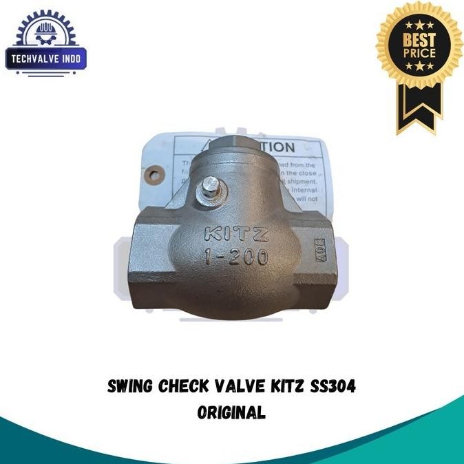 SWING CHECK VALVE KITZ 1" INCH SS304 ORINAL
