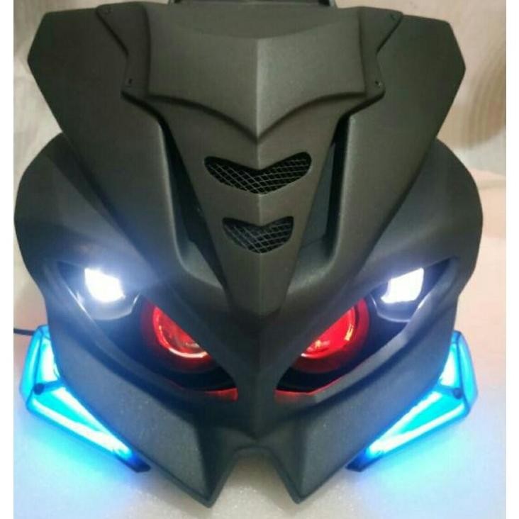 Headlamp custom streetfter, untuk motor vixion, cb150, Verza, Byson, Ter, scoio, MegaPro, MT 25, Z25