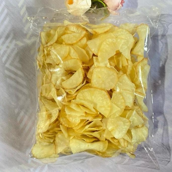 

Kripik Singkong Original 200Gram Snack Keripik Cemilan Food Makanan Jajanan Asin Pedas