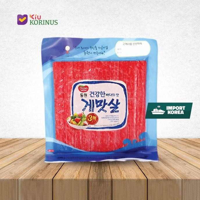 

Dongwon Imitation Crab Stick 300Gr - Stik Kepiting Frozen Food Korea