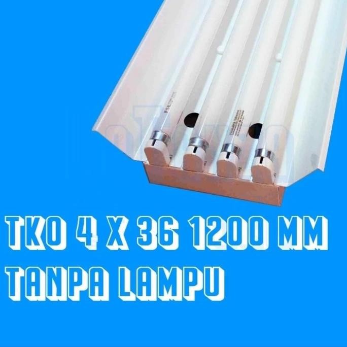 Kap lampu TKO 4x36 120CM kap lampu tko tl led 4x16W Philips