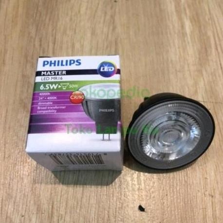 LAMPU PHILIPS MASTER LED MR16 6,5W 4000K DIMMABLE 24D 12V