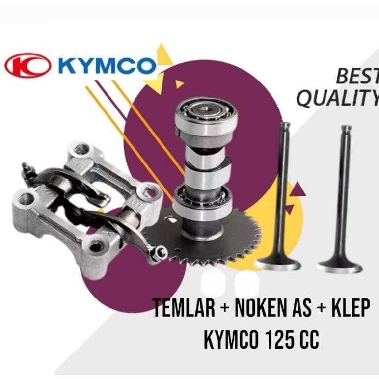 PELATUK TEMLAR + NOKEN AS + KLEP KYMCO 125 CC TREND 2 METICA JETMATIC TREND SR