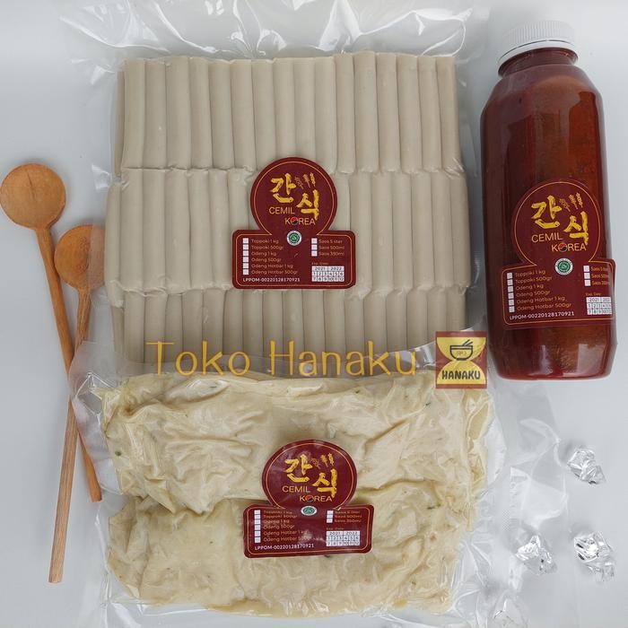 

Paket Keluarga Tiga Topoki Odeng Saos Topokki Gochujang Cemil Korea