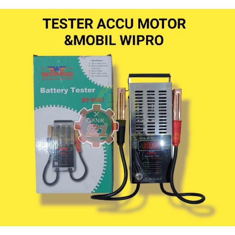 BATTEREY TESTER WIPRO AKI MOTOR DAN MOBIL ALAT TESTER BATERAI TESTER BATERAI WIPRO ALAT TESTER BATER