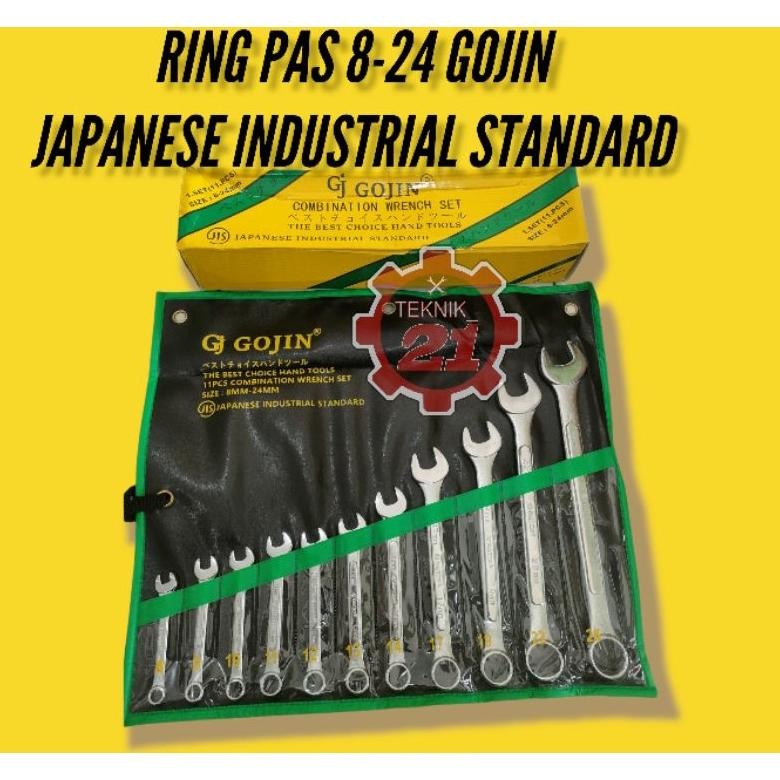 RING PAS GOJIN JAPAN BY TEKIRO KUNCI RING PAS SET JAPAN GOJIN KUNCI KOMBINASI TEKIRO