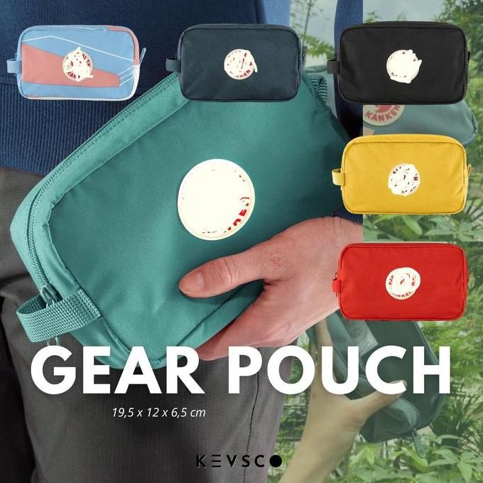 

K4N Ken Gear Pouch Bag - Tempat Kotak Pensil Pulpen Clutch Pria Wanita