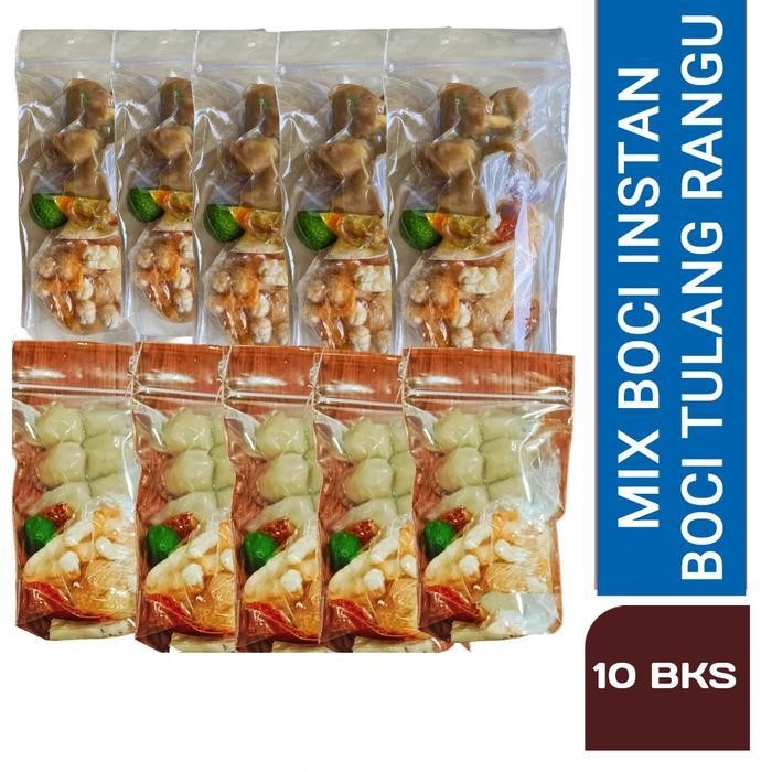 

Paket Mix Boci Mini + Boci Tulang Rangu 10 Bks Food Pedas Kuah