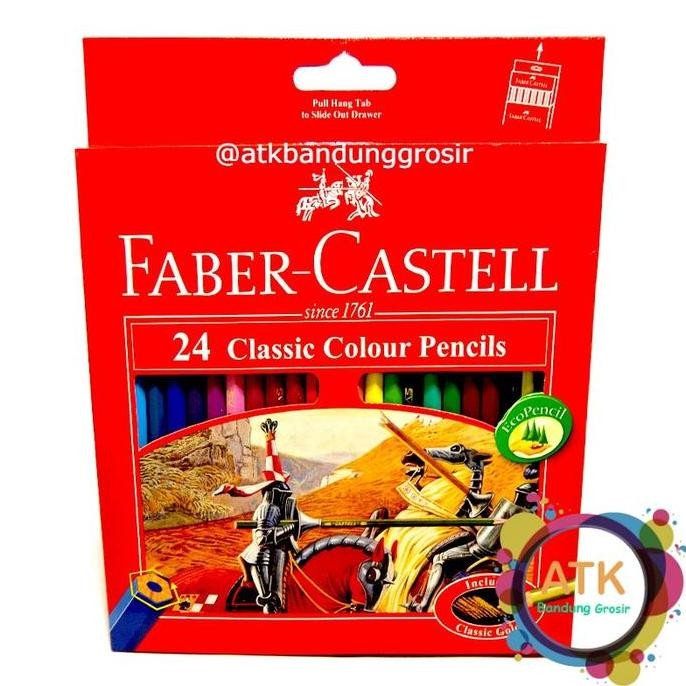 

Pensil Warna Faber Castell Classic 24 Warna Panjang #115854 Resmi