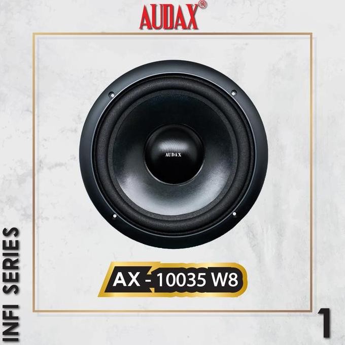 Audax Ax-10035 W8 Woofer 10 Inch Infi Series Speaker Pasif