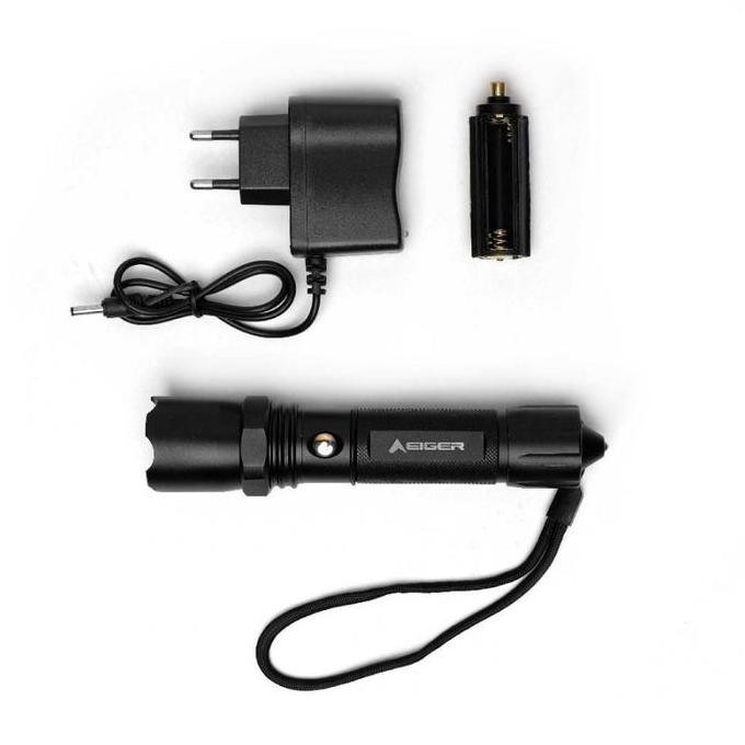 Senter Camping Eiger Outdoor 910005353 Black Osbert Flashlight Co
