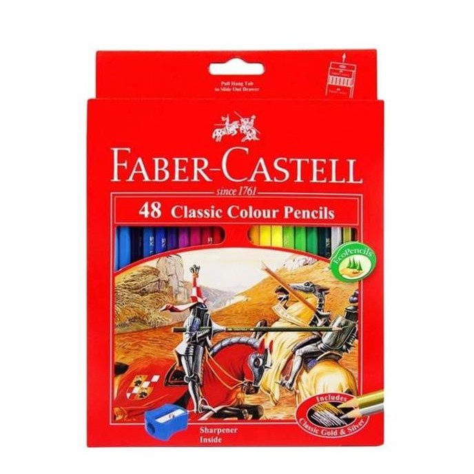 

Pensil Warna Faber Castell 48 Warna Set Lengkap Sekolah