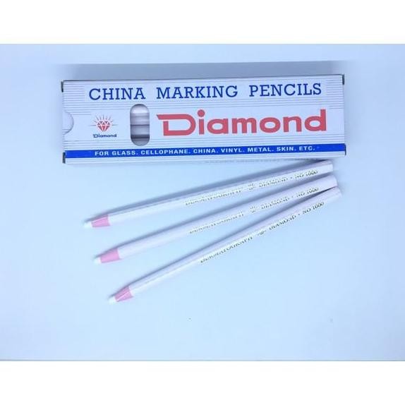 

Pensil Kaca Diamond Glass Pencil Warna Kuning/Putih Aesthetic Bukan Joyko
