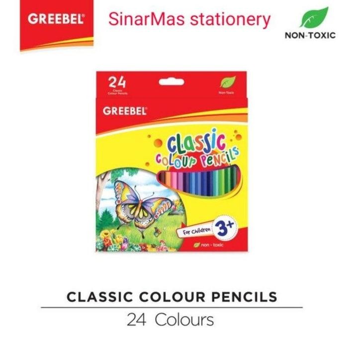 

Pensil Warna Greebel Classic Isi 24 Warna / Greebel 24 Colours Original
