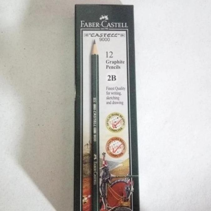 

Pensil 2B Faber Castell 9000 Original - Pensil Hitam Sekolah Ujian