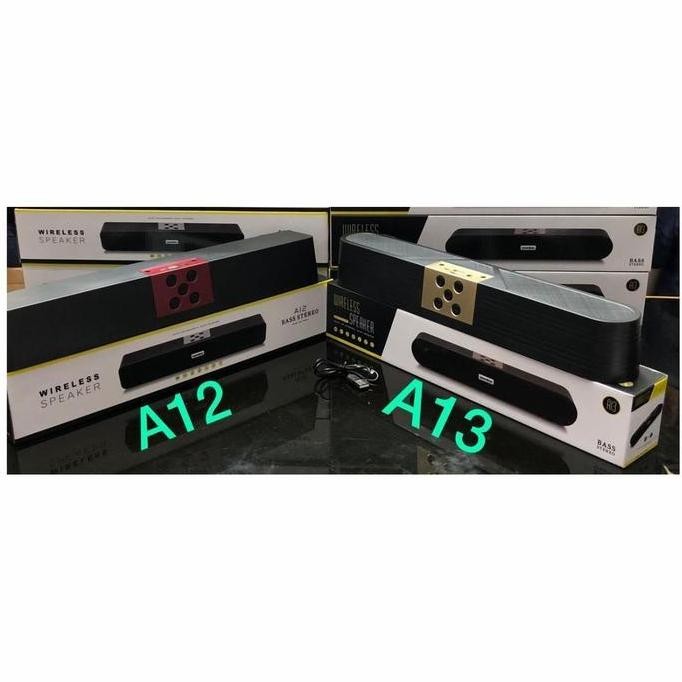 Speaker Bluetooth Wireless A12 A13 Soundbar Super Bass High Quality