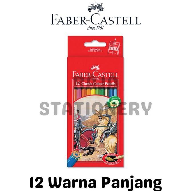 

Faber Castell Classic Colour Pencil 12 Warna - Pensil Warna Faber Castell Original