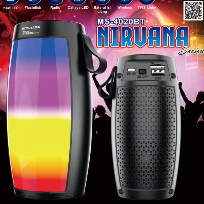 Speaker Mitsuyama Ms-4075 Radio Mp3 + Senter & Lampu Portable