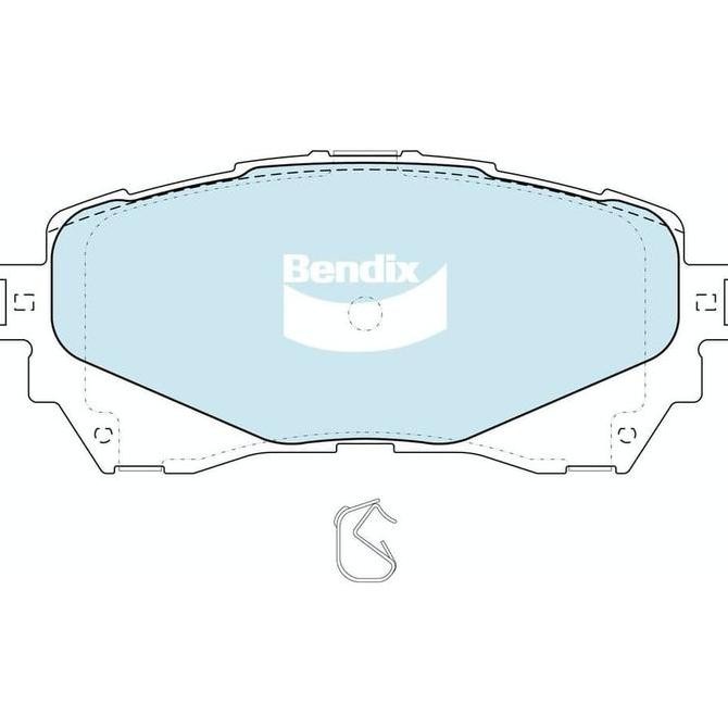 Kampas Rem Depan Mazda6 Mazda 6 Skyactiv - BENDIX Brake Pad DB 2293