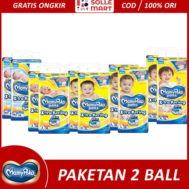 Mamypoko Isi  Pants Xtra Kering Ukuran Nb