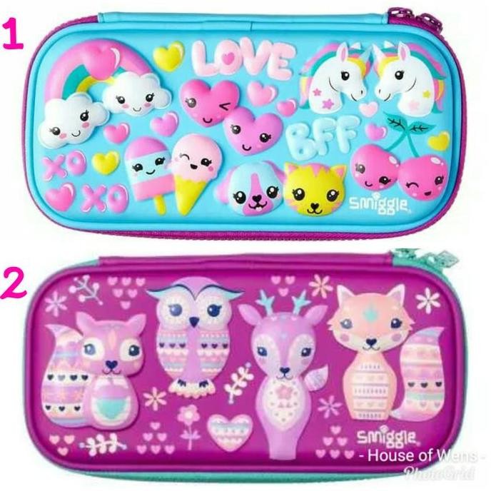 

Smiggle Woop Small Hardtop Pencil Case - Tempat Pensil Smiggle