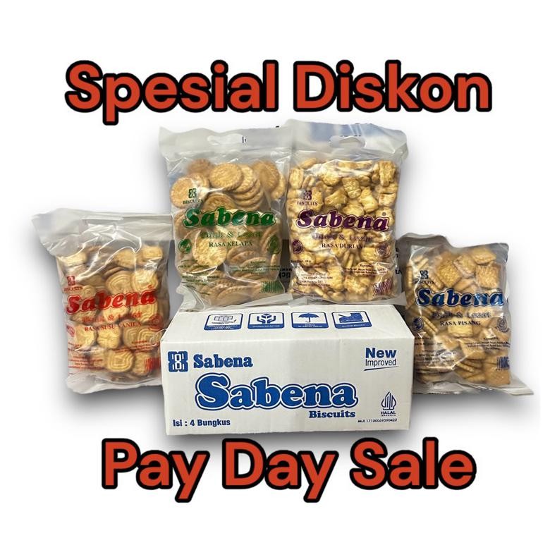 

LM Sabena Biskuit Halal 4 Rasa Isi 4 Kantong