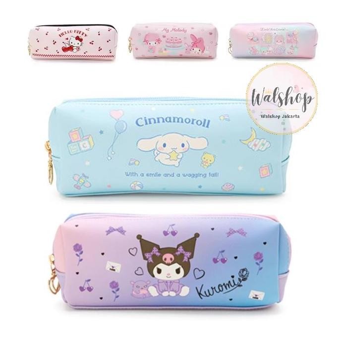 

Tempat Pensil Premium Sanrio Kuromi Melody Twin Stars TP002 Lucu