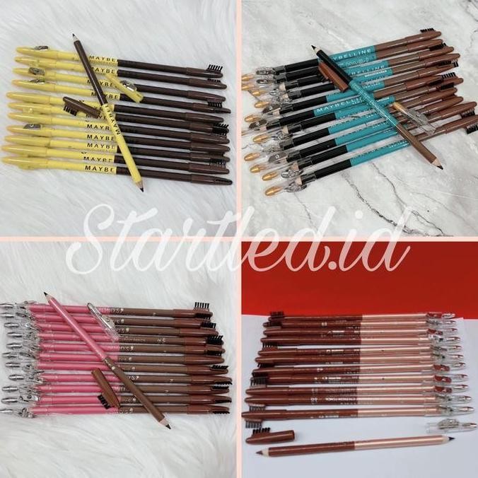

Pensil Alis Maybelline 2in1 Original Eyebrow Pencil Make Up Lusinan Murah Grosir