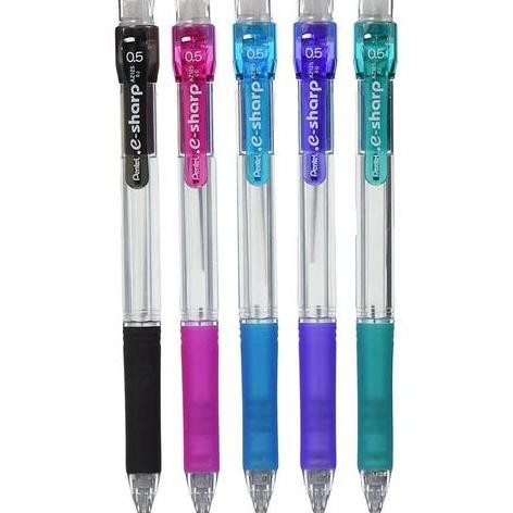 

Pentel E-Sharp Mechanical Pencil 0.5mm Pensil Mekanik Pensil Cetek Isi Ulang Alat Tulis