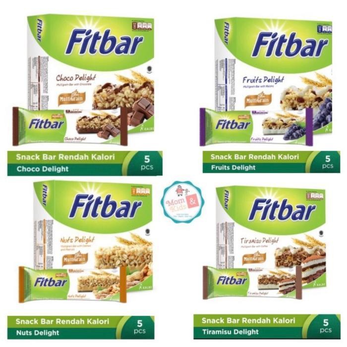 

Rkm Fitbar Multigrain 110 Gr (5 X 22 Gr) | Fit Bar Snack Cemilan Sehat Rendah Kalori