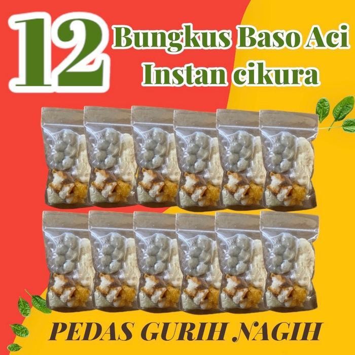 

RKM 12 Bungkus Boci Bacil instan cikura PAKET makanan instan Halal Food
