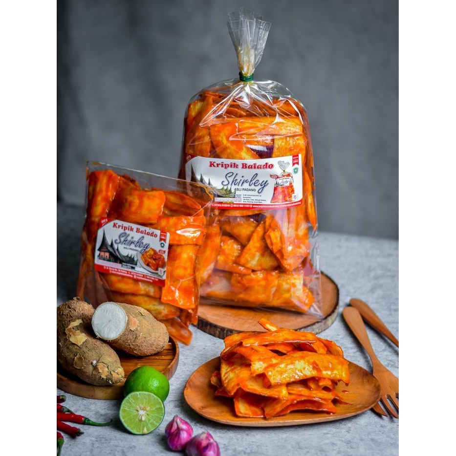 

RKM Kripik Balado Shirley Panjang 250gr Food Snacks