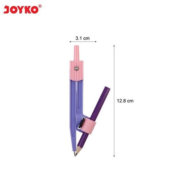 

Joyko Compass Math Set Jangka Joyko Matematika Ujian Ms-100 [24Pcs] New Stok