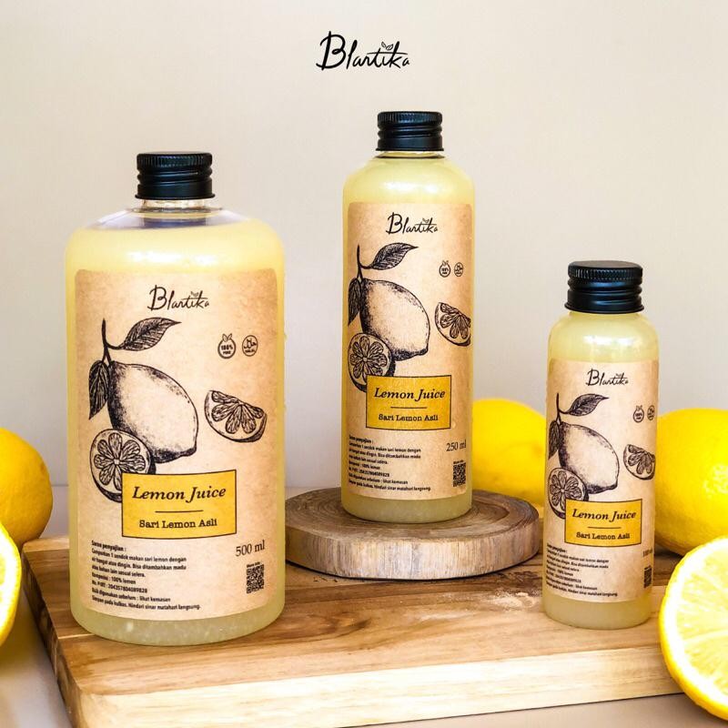 

Rkm Blantika - Sari Lemon - Air Lemon Murni - Pure Lemon Juice 100%