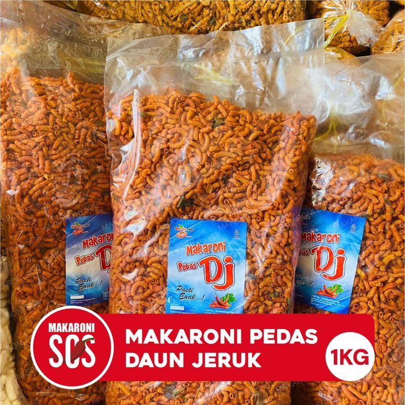 

LM Makaroni Pipa 1KG Pedas Daun Jeruk Makaroni DJ Sepat Doyan Pedas Mantap Snack Food