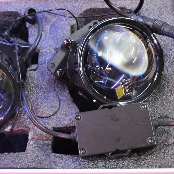 BILed projector 3 inch sepasang 65wat include pemasangan