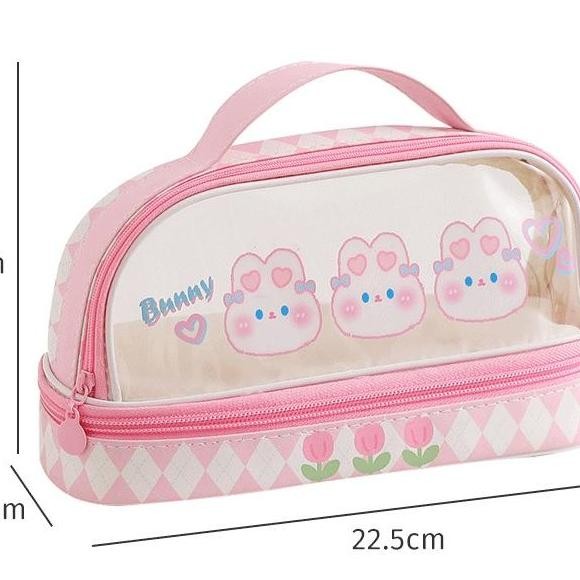 

Tas Kotak Pensil Multifungsi Tempat Pensil Jumbo Muat Banyak Atk Tempat Pensil Transparan Kotak Pensil Serbaguna Pouch Tas Make Up Kosmetik Case Bag Pen Case Tempat Pensil Anak Perempuan Pencil Case Pin Bros Boneka Lucu Wadah Kosmetik Tempat Pensil Jaring