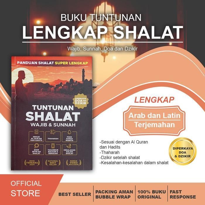 EMS BUKU TUNTUNAN SHOLAT SUPER LENGKAP WAJIB DAN SUNNAH