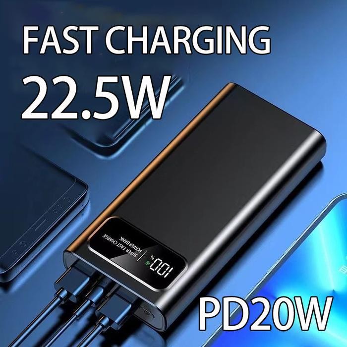 22.5W Fast Charge Portable Power Bank 20000Mah Powerbank Fast Charging Pd20W Power Bank Usb Typec Mi