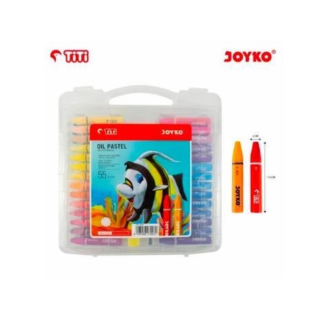 

EMS Crayon / Oil Pastel Titi Joyko 55 Warna