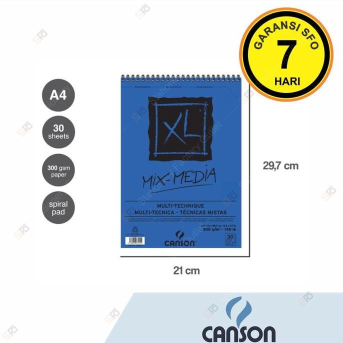 

Canson Xl Mix Media A4 300G - 30 Sheets New Stok