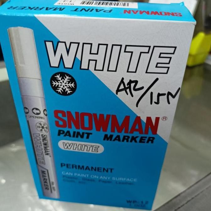 

Spidol Snowman White 1Lsn New Stok