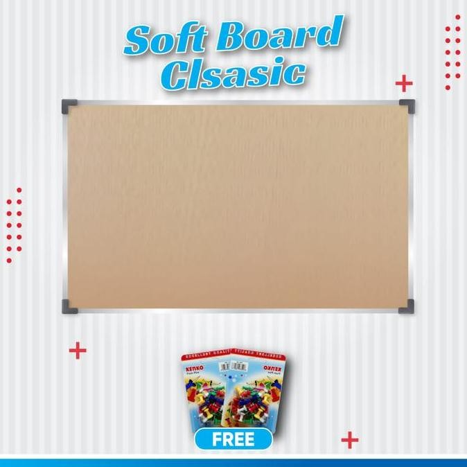 

Softboard / Papan Mading Classic Hanger Uk 60X90 Cm New Stok