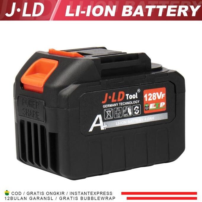 JLD 128VF Baterai Impact Baterai Bor 88VF Makita battery Cordless 36VF