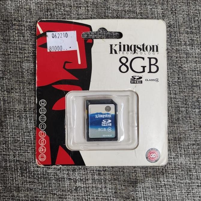 TERBARU - Memory SD Card 8GB Kingston Memori SDHC Original