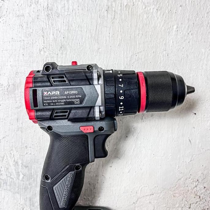 Bor Cordless APR japan 48V 13MM chuck besi impact drill grey edition