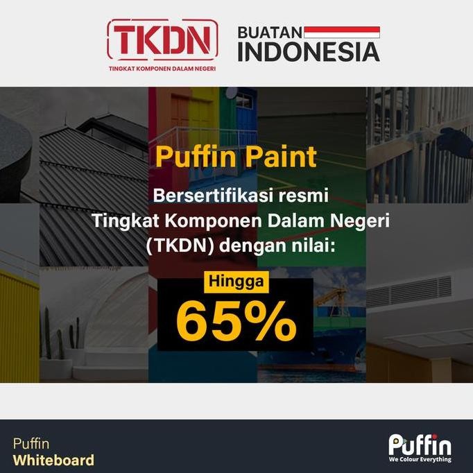 

Cat Papan Tulis White Board - Warna Putih New Stok