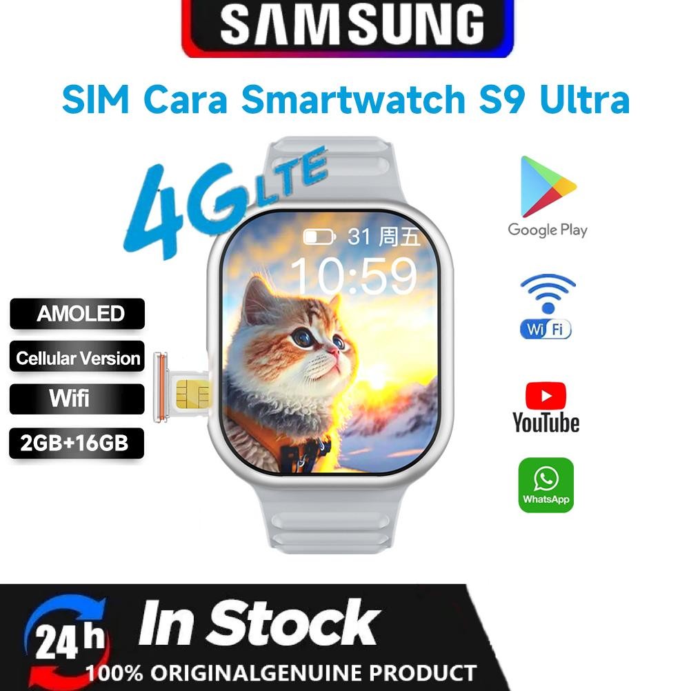 SIM card slotSamsung SmartWatch With sim slot 4GB RAM+64GB ROM Smart Watch 9 Ultra For Android IOS S