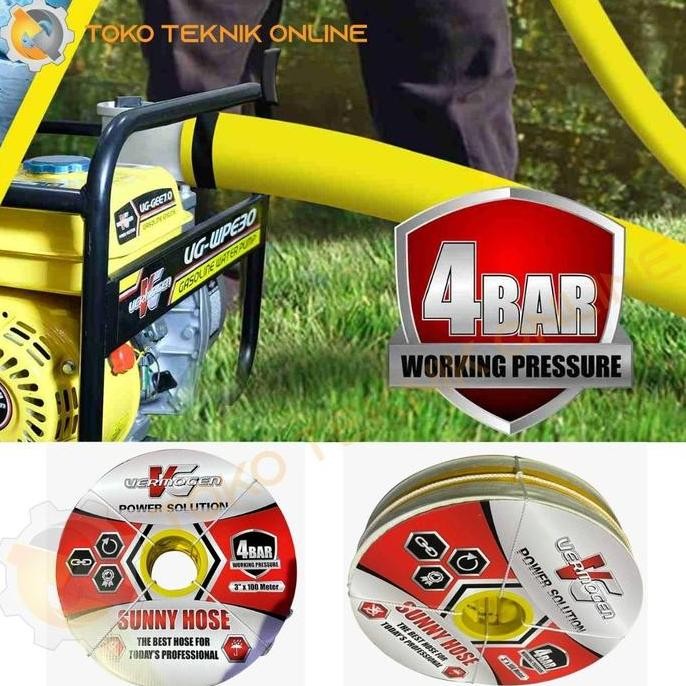 Selang Pompa Alkon 2 Inch - 10 Meter - Sunny Hose - Vermogen